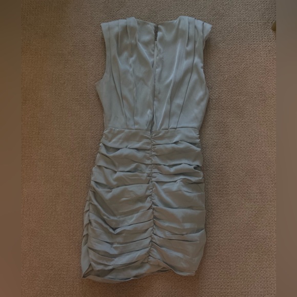 DO+BE Mini Dress with Shoulder Padding and Ruched Skirt - Picture 2 of 2